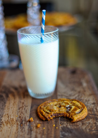 Salted Caramel Cookie and Milk